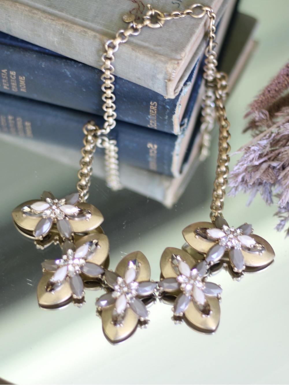 J. Crew | Vintage Mixed Metal Statement Necklace